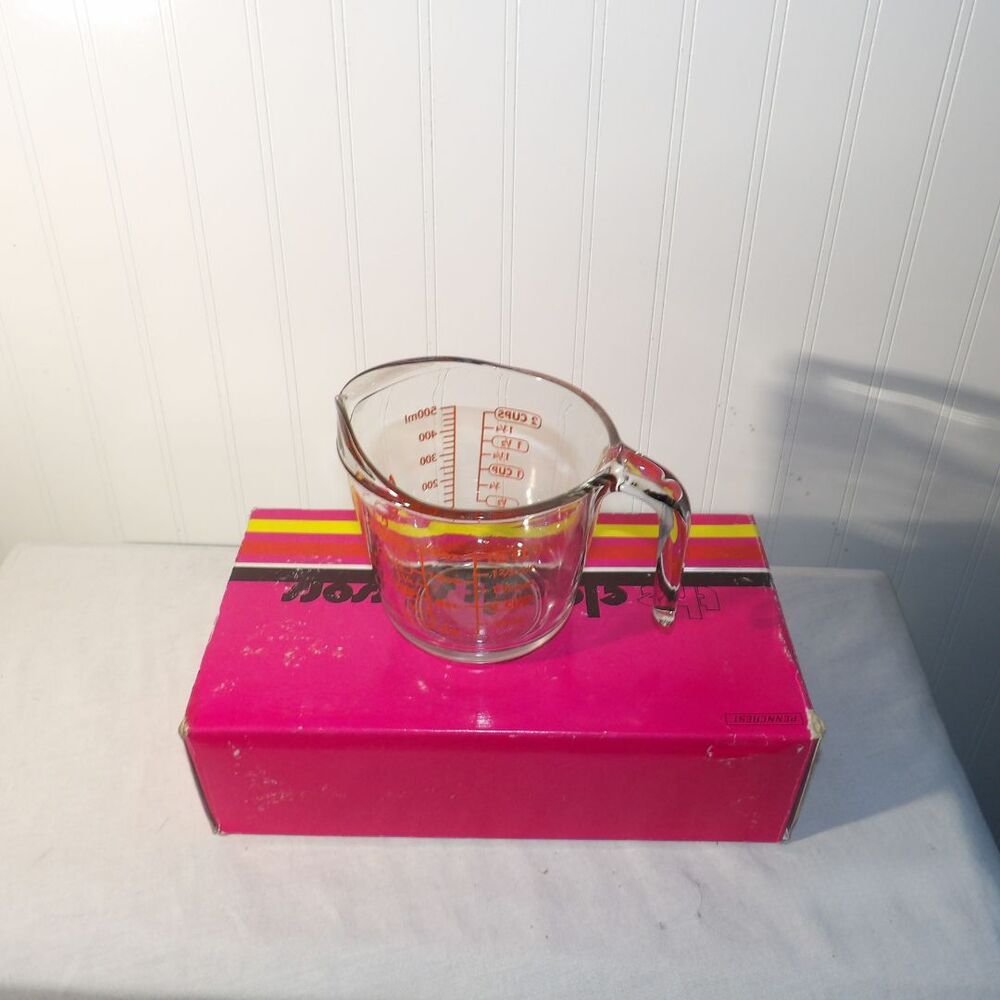 Vintage Anchor Hocking Oven Basics Glass‎ Measuring Cup